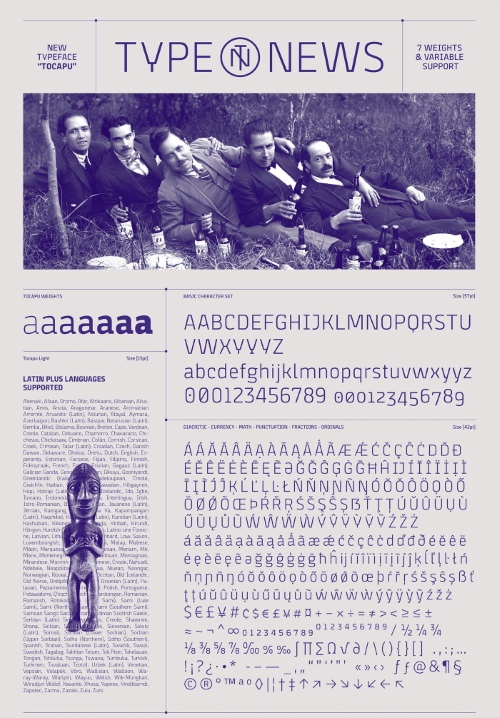 Tocapu - 7 Styles + Variable Font Family