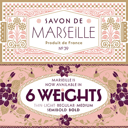 Marseille - 6 Static Styles + 1 Variable Font Family