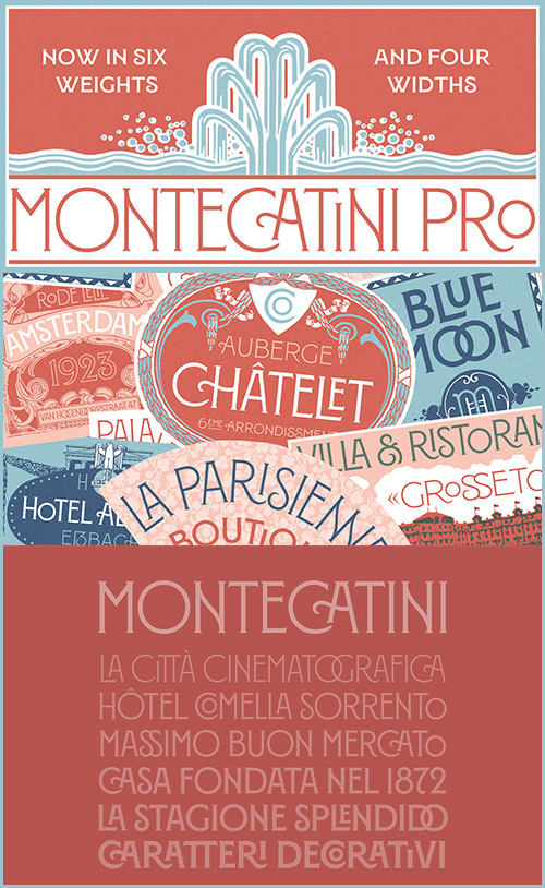Montecatini Pro - 6 Weights 24 Styles + Variable