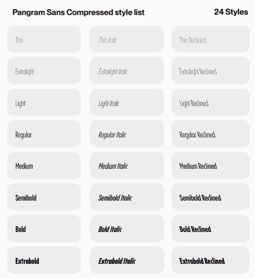 Pangram Sans Super Family - 12 Variable Fonts, 288 Styles! Pangram Sans Super Family - 12 Variable Fonts, 288 Styles!