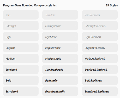 Pangram Sans Super Family - 12 Variable Fonts, 288 Styles! Pangram Sans Super Family - 12 Variable Fonts, 288 Styles!