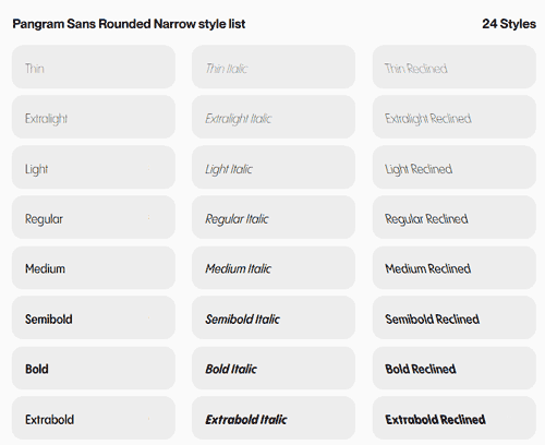 Pangram Sans Super Family - 12 Variable Fonts, 288 Styles! Pangram Sans Super Family - 12 Variable Fonts, 288 Styles!
