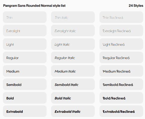 Pangram Sans Super Family - 12 Variable Fonts, 288 Styles! Pangram Sans Super Family - 12 Variable Fonts, 288 Styles!