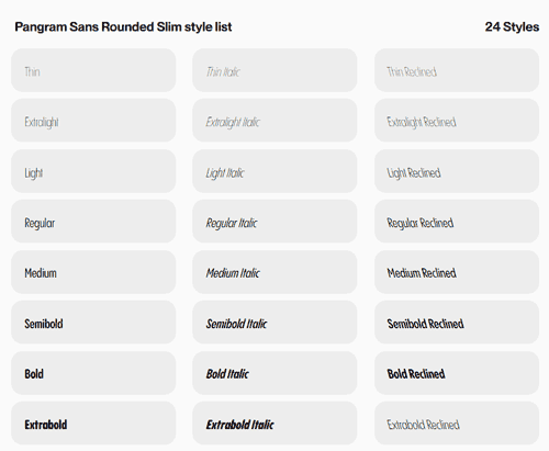 Pangram Sans Super Family - 12 Variable Fonts, 288 Styles! Pangram Sans Super Family - 12 Variable Fonts, 288 Styles!