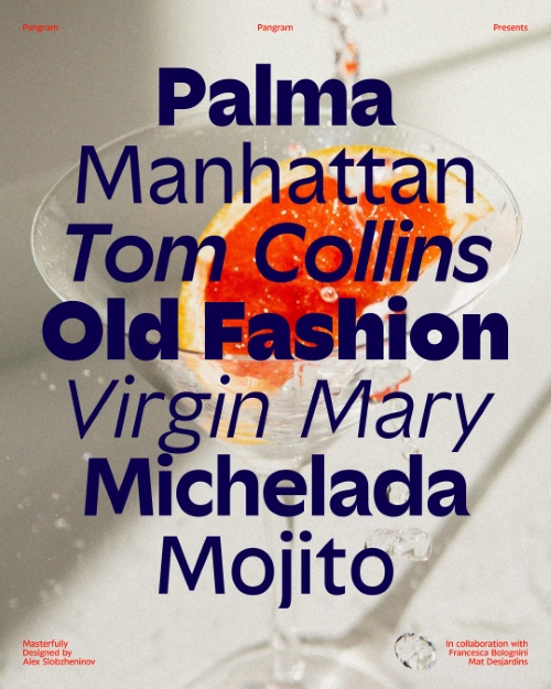 Palma Family - 2 Variable Fonts, 28 Styles
