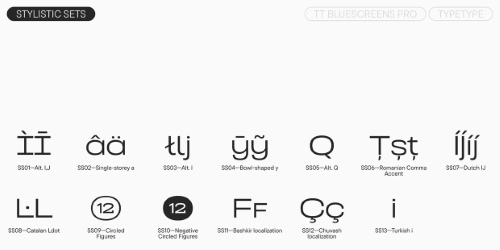 TT Bluescreens Pro - 90 Styles + 1 Variable Font Family v4.0 TT Bluescreens Pro - 90 Styles + 1 Variable Font Family v4.0