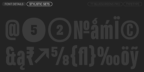 TT Bluescreens Pro - 90 Styles + 1 Variable Font Family v4.0 TT Bluescreens Pro - 90 Styles + 1 Variable Font Family v4.0