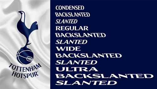 Tottenham Hotspur - Custom 12 Styles by f37foundry