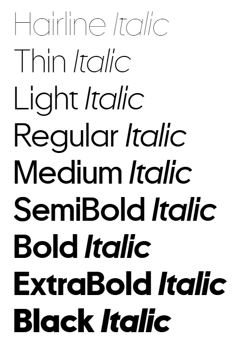 Holborn - 18 Styles + Variable NEW! Latin, Arabic, Cyrillic & Greek 