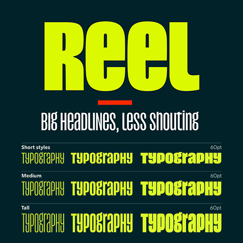 Reel - 15 Styles NEW Font Family by Jamie Clark, June 2026