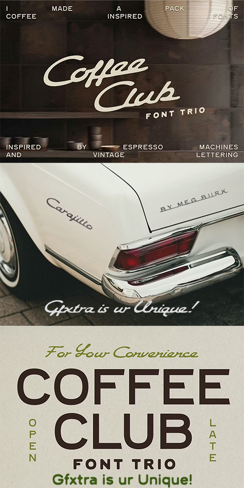 Carajillo Font Collection 7xOTF 282202441