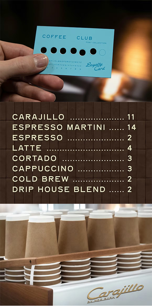 Carajillo Font Collection 7xOTF 282202441