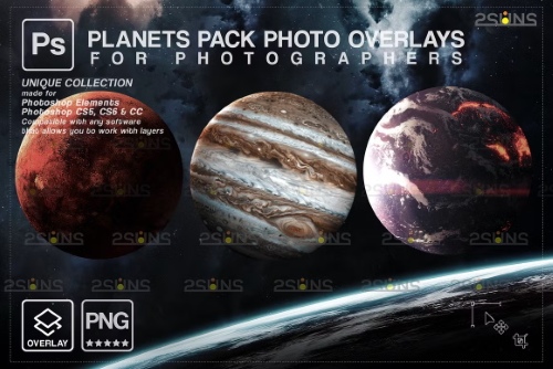 Planets Pack Photo Overlays PNG, JPG 6961262 Planets Pack Photo Overlays PNG, JPG 6961262