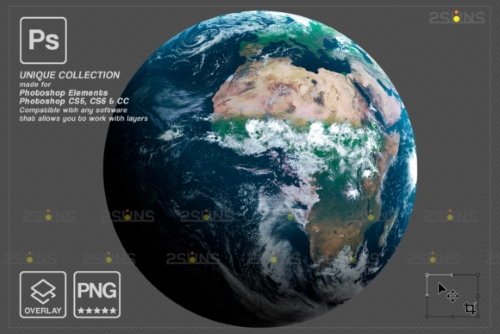 Planets Photoshop Overlay & Space PNG, JPG 16895537