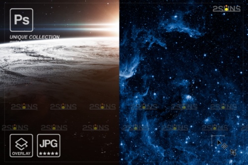 Planets Photoshop Overlay & Space PNG, JPG 16895537