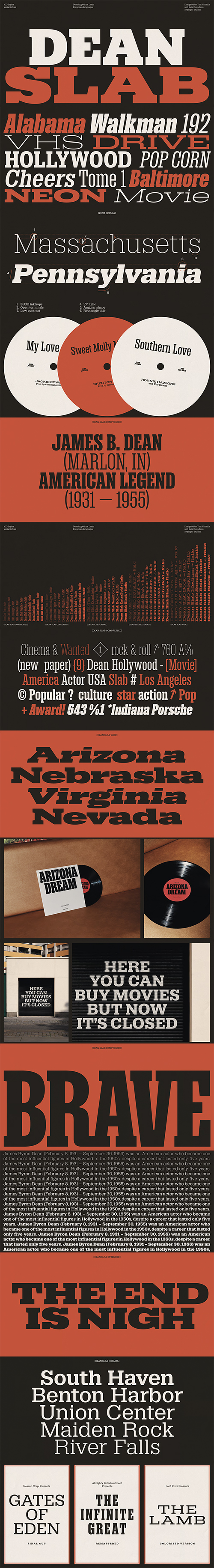 Dean Collection - 400 Styles in 4 Variable Fonts
