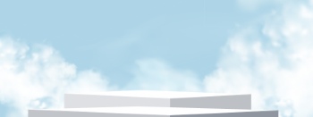 White 3D Podium Step Display Mockups 23xAI