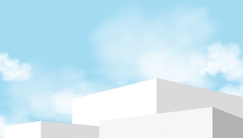 White 3D Podium Step Display Mockups 23xAI