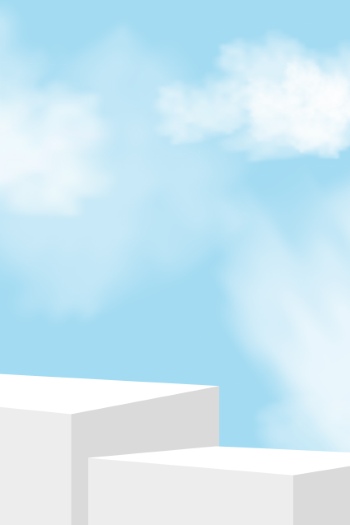 White 3D Podium Step Display Mockups 23xAI