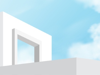 White 3D Podium Step Display Mockups 23xAI