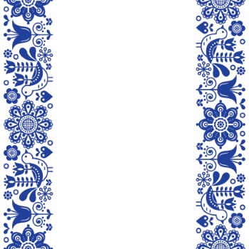 Scandinavian Navy Blue Repetitive Seamless Patterns 62xAI