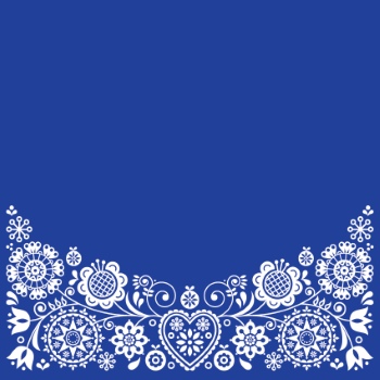 Scandinavian Navy Blue Repetitive Seamless Patterns 62xAI
