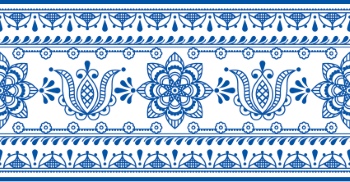 Scandinavian Navy Blue Repetitive Seamless Patterns 62xAI