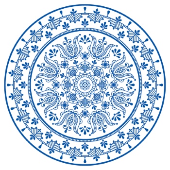 Scandinavian Navy Blue Repetitive Seamless Patterns 62xAI
