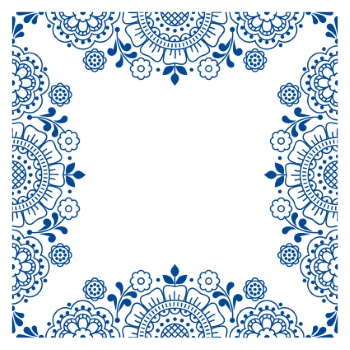 Scandinavian Navy Blue Repetitive Seamless Patterns 62xAI