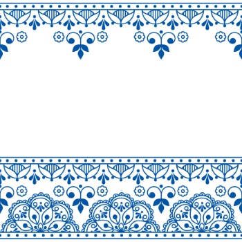 Scandinavian Navy Blue Repetitive Seamless Patterns 62xAI