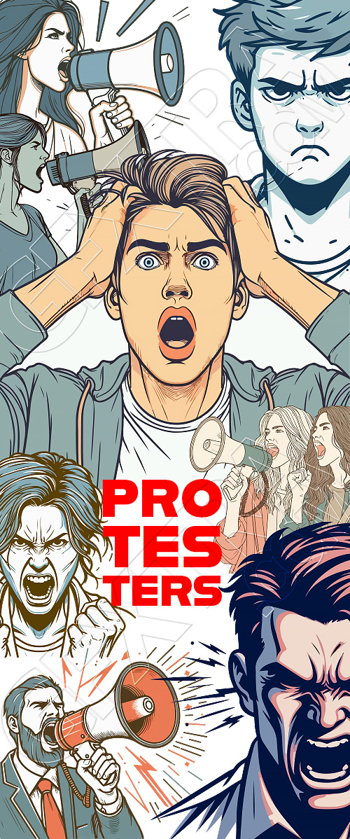 Protesters 18xSVG Protesters 18xSVG