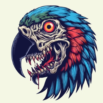 Gory Animals for T-Shirt Design 30xSVG