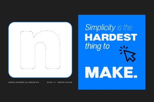 Denova - 90 Static Styles + Variable Font Family 292291853