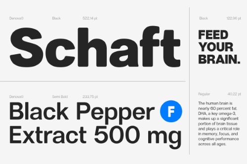 Denova - 90 Static Styles + Variable Font Family 292291853