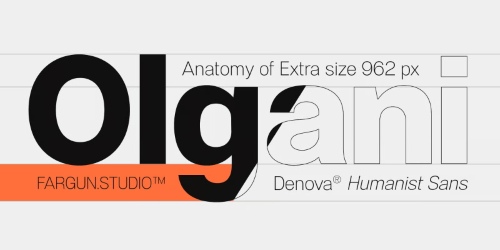 Denova Sans - 90 Static Styles + Variable Font Family