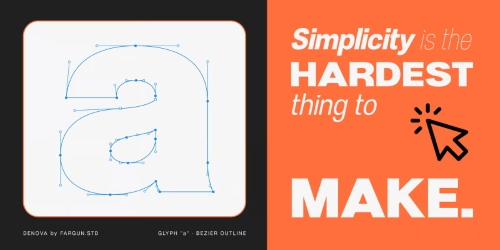 Denova Sans - 90 Static Styles + Variable Font Family