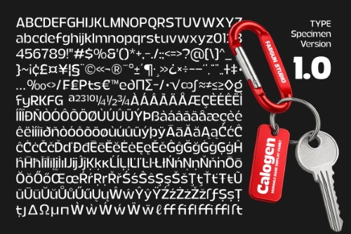Calogen Grotesk Family - 70 Static Styles + 1 Variable Font