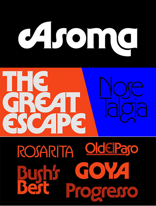 Asoma - 5 Styles Font Family By Plattnertype
