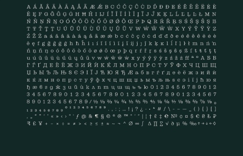 GUKA Versatile Slab - 18 Static Styles + 2 Variable Fonts NEW!
