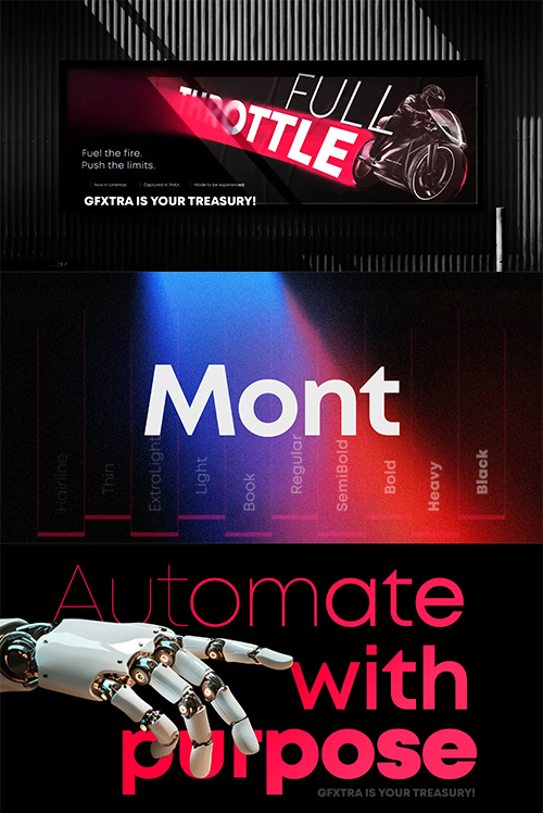 Mont - 22 Static Styles + 2 Variable Fonts UPDATED! Mont - 22 Static Styles + 2 Variable Fonts UPDATED!