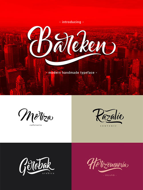 Bareken Typeface 603928