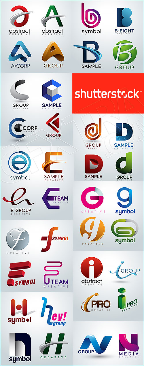 Letter Logos #1, 15xEPS