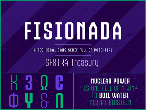 Fisionada - 8 Styles Font Family