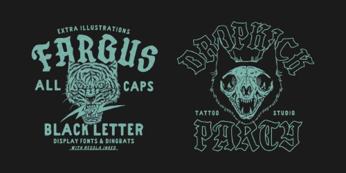 Fargus - 9 Styles Font Family