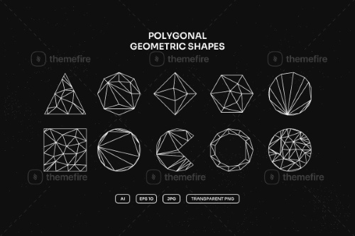 50 Abstract Geometric Vector Objects AI 50 Abstract Geometric Vector Objects AI