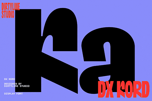 Dx Kord - 18 Styles + Variable Font Family