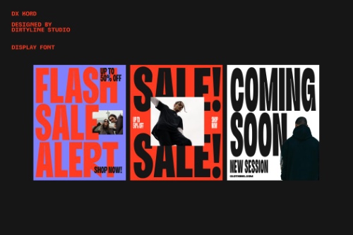 Dx Kord - 18 Styles + Variable Font Family
