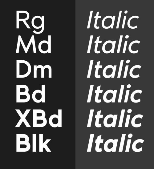 OC Format Sans v1.3 - 24 Styles Font Family