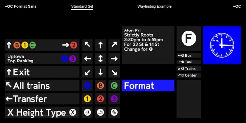 OC Format Sans v1.3 - 24 Styles Font Family
