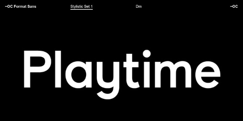 OC Format Sans v1.3 - 24 Styles Font Family